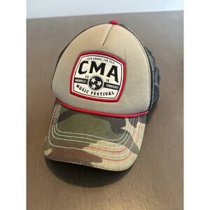 CMA Music Fest 2016 Nashville Tennessee Adjustable Strap Mesh-Back Hat Camo
